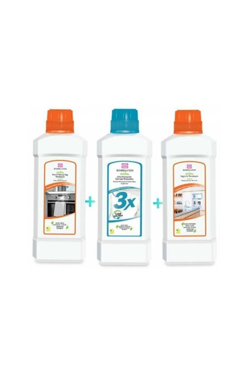 Fırın Yanmış Yağ,3X Çamaşır Beyazlatıcı Ve Yağ Ve Kir Temizleyici 3Lü Paket