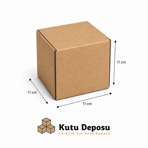 11X11X11 Cm E-Ticaret Ve Kargo Kutusu (Bardak Ve Mum Kutusu) (100 Adet)