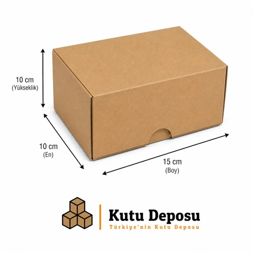 10X15X10 Cm E-Ticaret Ve Kargo Kutusu (Bardak Ve Mum Kutusu) (100 Adet)