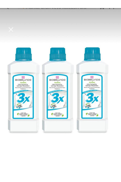 3X Doğal Ultra Konsantre Çamaşır Beyazlatıcı