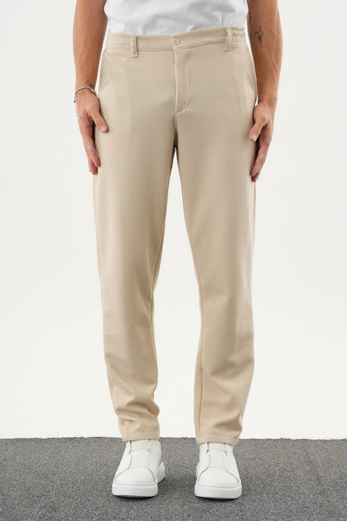 ARDEN Kışlık Kalın Slim Fit Kemerli Erkek Pantolon