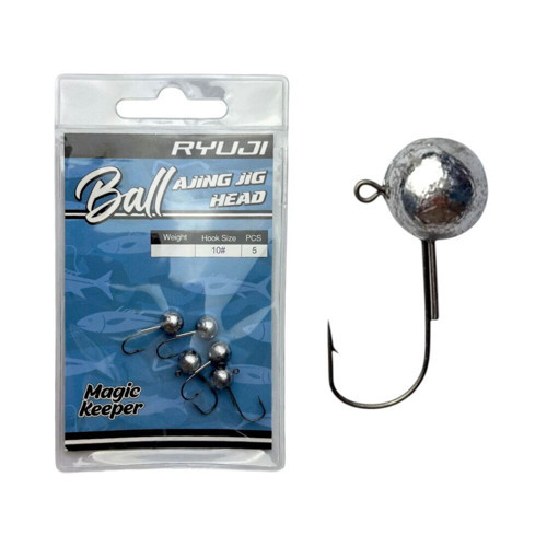 Ball Ajing Jig Head 0,6gr No:10 5 Pcs