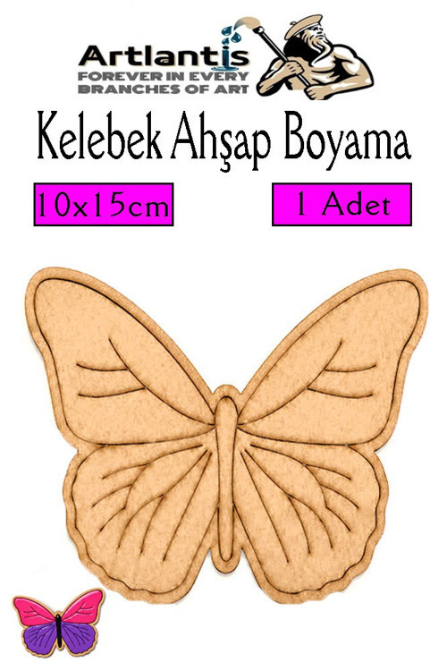 Ahşap Boyama Böcekler 1 Adet 10x15cm Boyama Böcek Figürleri Etkinlik Çocuk Gelişim Motor Beceri Kreş Anasınıfı