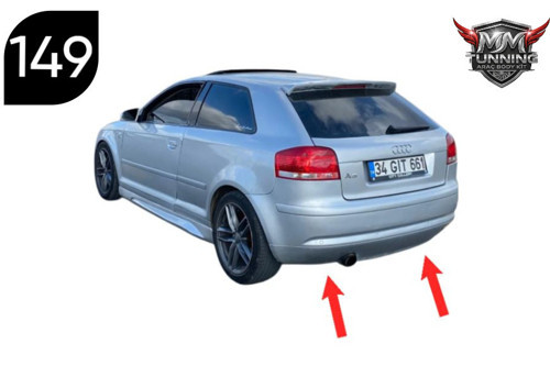 MMTUNNİNG AUDİ A3 ARKA EK