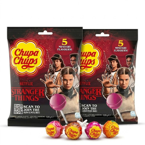 5 Mystery Flavors Stranger Thıngs Scan to Joın the Adventure Lolipop 120 g (2 ADET)