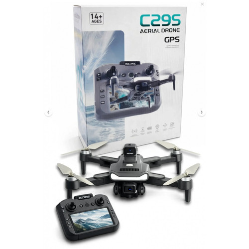 C29S GPS 4K+HD Çift Kameralı Drone - 2 KM Menzil, Brushless Motor, Katlanabilir Tasarım, Akıllı Taki
