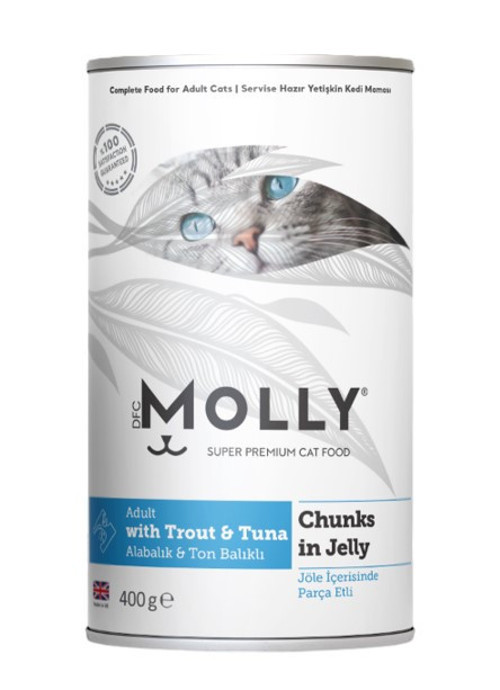 Alabalık Ton Balıklı Yetişkin Kedi Konservesi 400 Gr