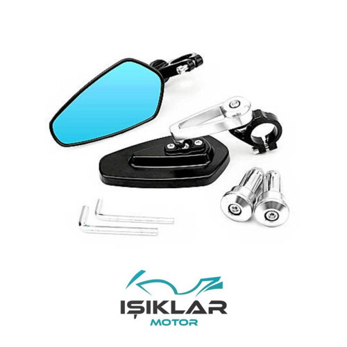 Arora Shark 125 Motosiklet Gidon Ayna Gri GA1068