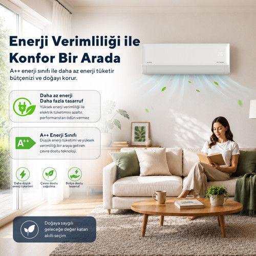 Hinoki KMSAC-18 18.000 Btu A++ Inverter Duvar Tipi Split Klima (Montaj Dahil)