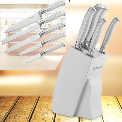 Mutfak Bıçak Seti - 6'lı - Hera - Inox - Penguen (PNG-1802)