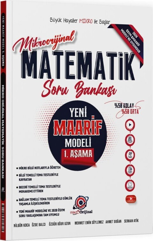 Tyt Matematik Maarif Modeli 1. Aşama Soru Bankası Mikro