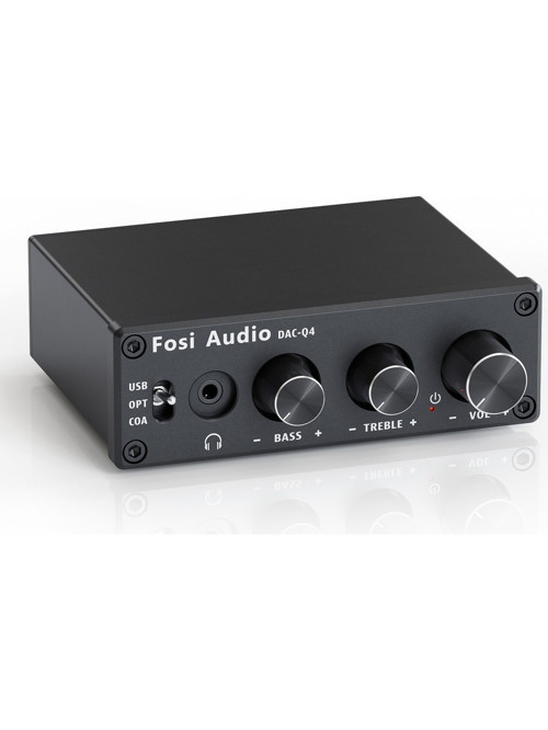 Q4 Mini Dac ve Oyun Için Stereo Kulaklık Amplifikatörü, Usb/optik/koaksiyel - Aux Rca, Dijital - Analog Ses Dönüştürücü