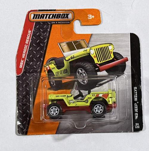 MBX HEROIC RESCUE 94/120 43 JEEP WILLYS