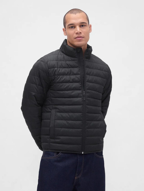 790583003 V-Frch Logo Ltwt Puffer Jkt Erkek Mont