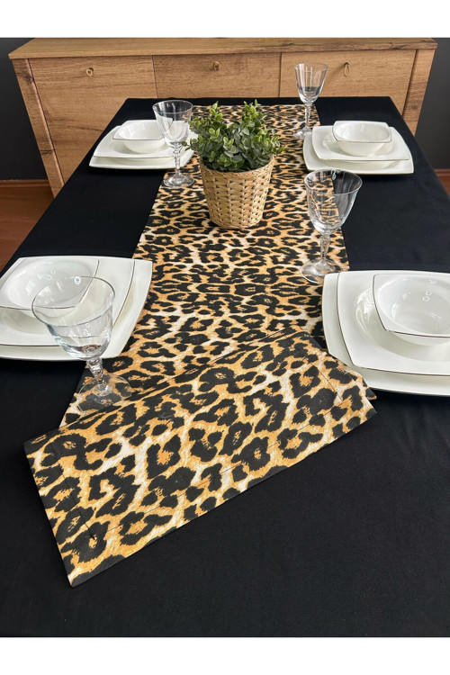 Leopar Desenli Runner