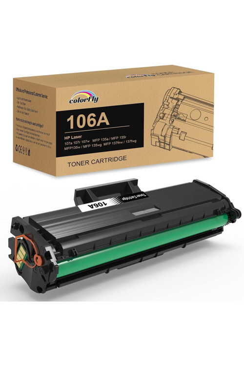W1106A For Laser 107A 107R 107W Mfp 135A 135R 135W Mfp 135Wg 137Fnw 137Fwg Printer (1 Black)