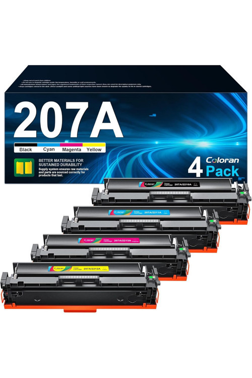 207A Muadil Toner Seti Çipli | Colour Laserjet Pro Mfp M283Fdw M255Dw M282Nw M283Fdn M255Nw