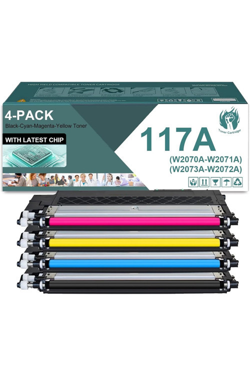 117A W2070A W2071A W2073A W2072A Muadil Çipli Cartridges