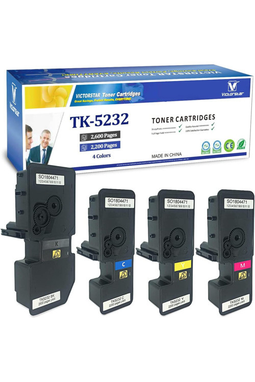 Tk5230 Muadil Ecosys P5021Cdn, P5021Cdw, M5521Cdn, M5521Cdw Laser Printers (4 Colors)