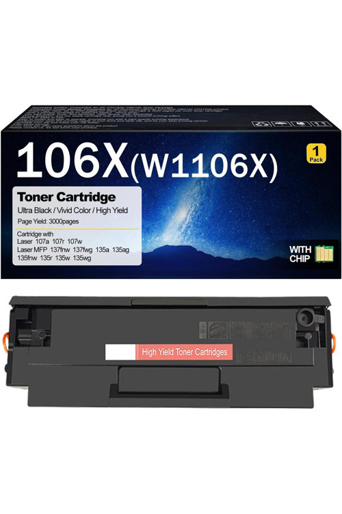 106A Toner5000 Sayfa Çipli 1106X For Laser 107A 107R 107W Mfp 137Fnw 137Fwg 135A 135Ag 135Fnw 135R 135W