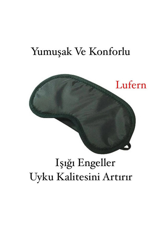 Işığı Geçirmez Yumuşak Rahat Uyku Bandı Uyku Gözlüğü Araba Ev Ofis Spa Meditasyon Göz Bandı