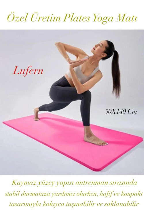 50x140 cm Pilates Yoga Matı Spor Yumuşak Destekleyici Ev Spor Salonu Denge Konfor Egzersiz Kaymaz