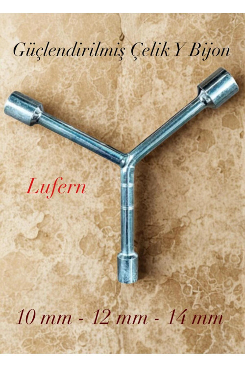 Güçlendirilmiş Çelik 10 mm - 12 mm - 14 mm Y Bijon Motosiklet Bisiklet ATV Pratik Sökme Sıkma