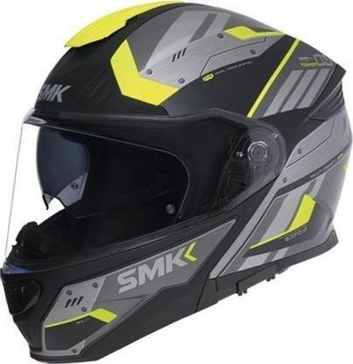 Gullwing Kresto Çene Açılır Kask - Mat Neon