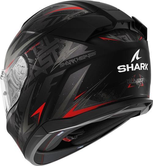 D-Skwal 3 Blast-R Mat Kapalı Kask