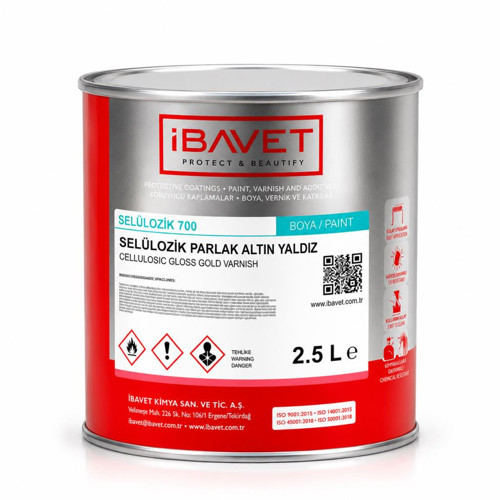 Selülozik Altın Yaldız Boya 2.5 Lt