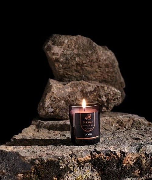 New Dark Amber Kokulu Mum Saydam - 170 gr