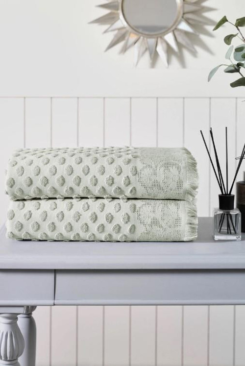 Mistico Banyo Havlusu 90x150 cm Yeşil