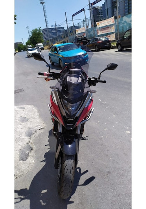 2021-2024 Honda NC 750 X DCT Uyumlu Uzun Ön Cam Açık Füme