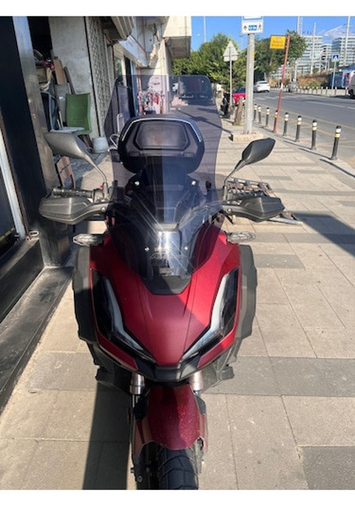 2023-2026 Honda ADV 350 Uyumlu Uzun Ön Cam Koyu Füme