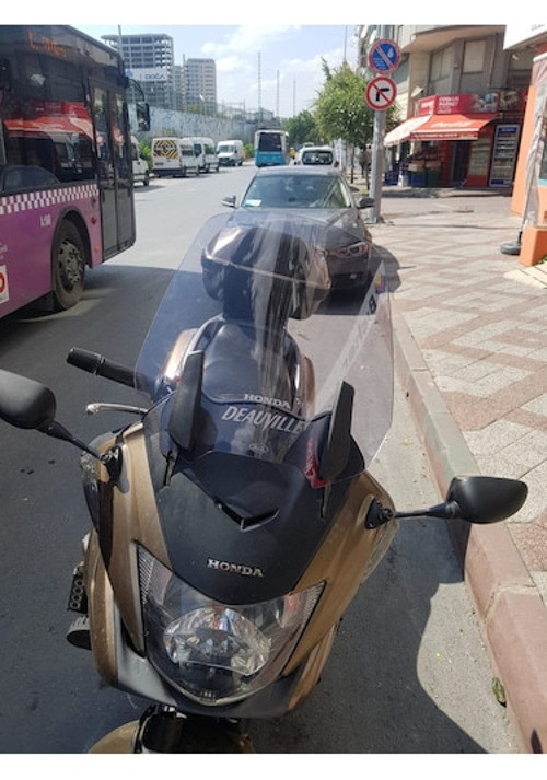2006-2009 Honda NT 700 V Deauville ABS Uyumlu Ön Cam Açık Füme