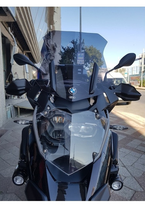 2013-2019 BMW R 1200 GS Adventure Uyumlu Uzun Ön Cam Koyu Füme