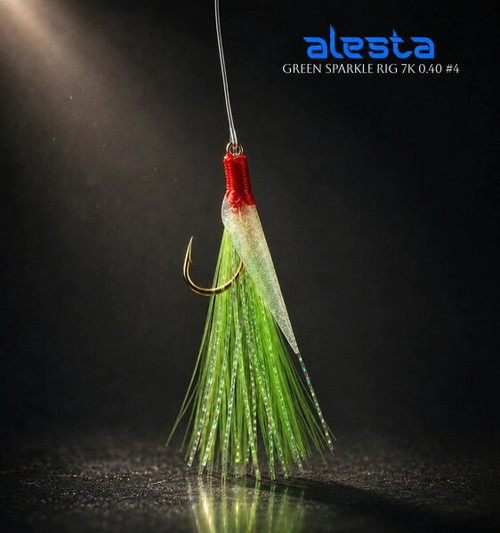 GREEN SPARKLE RIG X0244 7 KÖSTEKLİ HAZIR TAKIM 0.40MM NO:4 İĞNE
