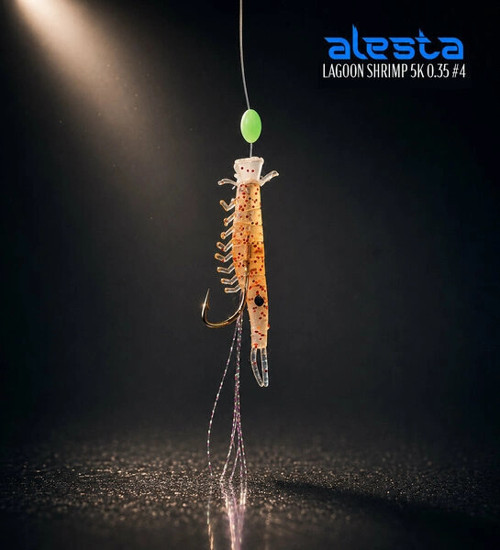 LAGOON SHRIMP RIG X0288 5 KÖSTEK 0.35MM NO:4 İĞNE RENK:HONEY