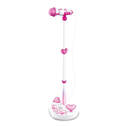 Ayaklı Pembe Karaoke Mikrofonu GGI190149