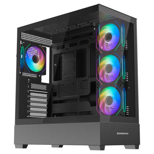 NYVRA PRIME 750W 80+ Bronze ATX3.1 Gen5.1 SeaView ARGB E-ATX Mid Tower Siyah Kasa