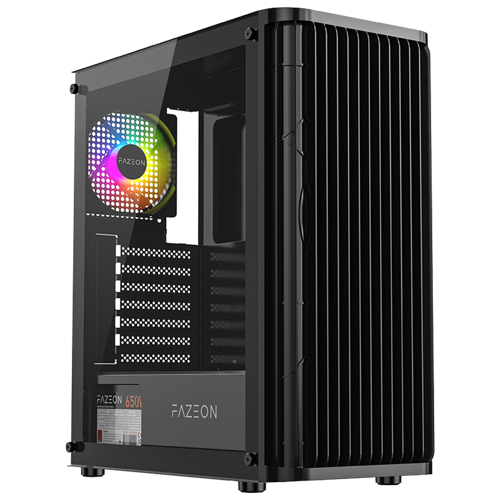 F20 650W 80+ Bronze Tempered Glass Mesh ARGB Fanli USB 3.0 Siyah E-ATX Bilgisayar Kasasi