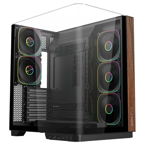 F25 850W 80+ Bronze Full Modüler Gen5 Mesh 5x ARGB Fanli Type-C Siyah ATX Gaming Kasasi