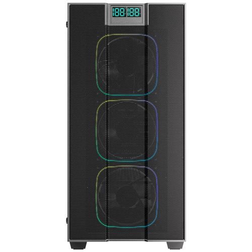 IT200 750W 80+ Bronze ATX 3.1 Tempered Glass FRGB Siyah ATX Mid Tower Kasa