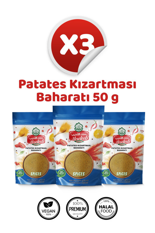 Kızarmış Patates Baharat 3X50gr 3'lü Paket
