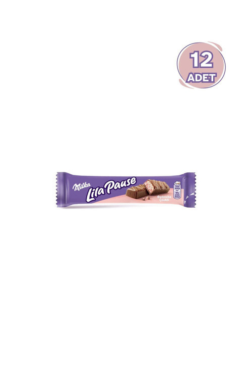 Milka Lila Pause Bar Çikolata 34 g - 12 Adet