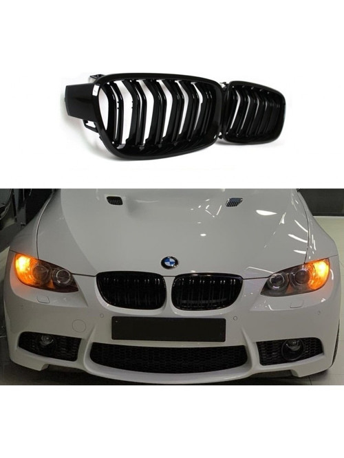 bmw e92 coupe 2006.2008 plastik parlak siyah m3 böbrek-panjur
