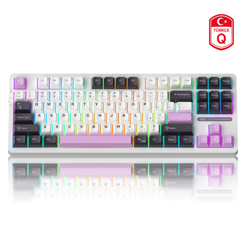 Light87 87 Tuş RGB Hot-Swap Kablolu Mekanik Gaming Klavye