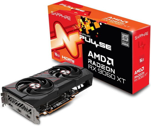 SAPPHIRE PULSE AMD RADEON™ RX 9060 XT GAMING OC 16GB DUAL HDMI/DP GPU, Ekran Kartı