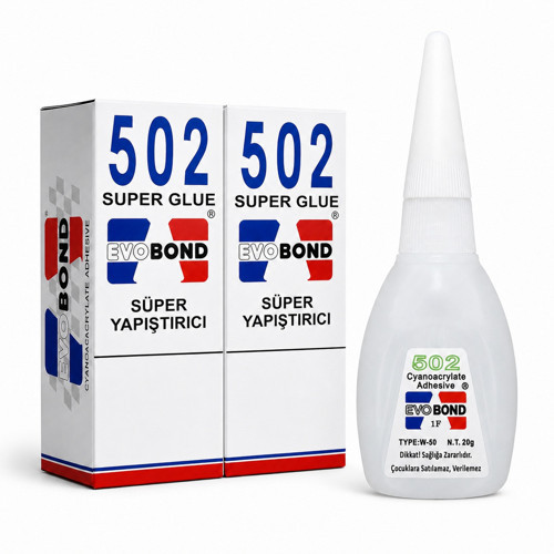 502 Hızlı Yapıştırıcı 20 gr Çok Amaçlı Japon Yapıştırıcı 2 Adet