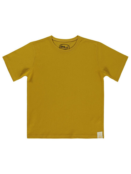 Basic Surf Etiketli 10-13 Yaş Tişört - Sarı